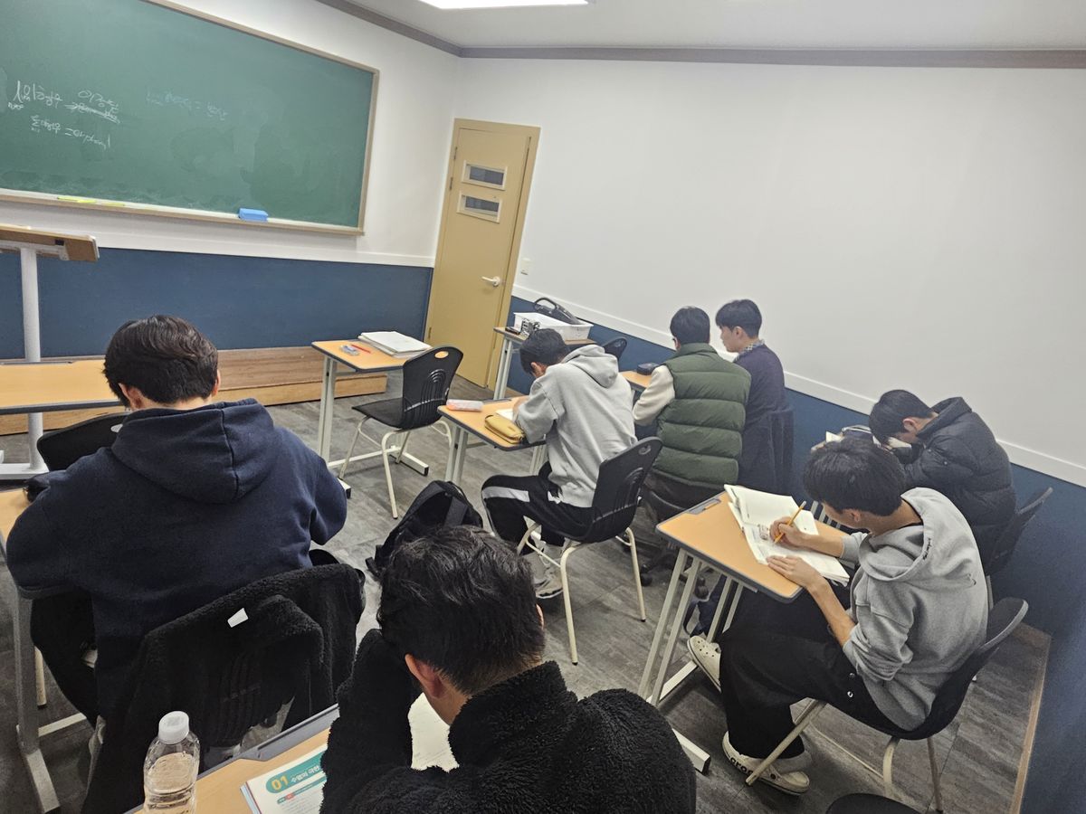 수업 중인 강의실